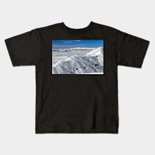 Above the Clouds at Treble Cone 2 Kids T-Shirt